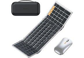 ProtoArc XKM01 Vouwbaar QWERTZ Toetsenbord & Muis - Zwart/Zilver (32% Korting)