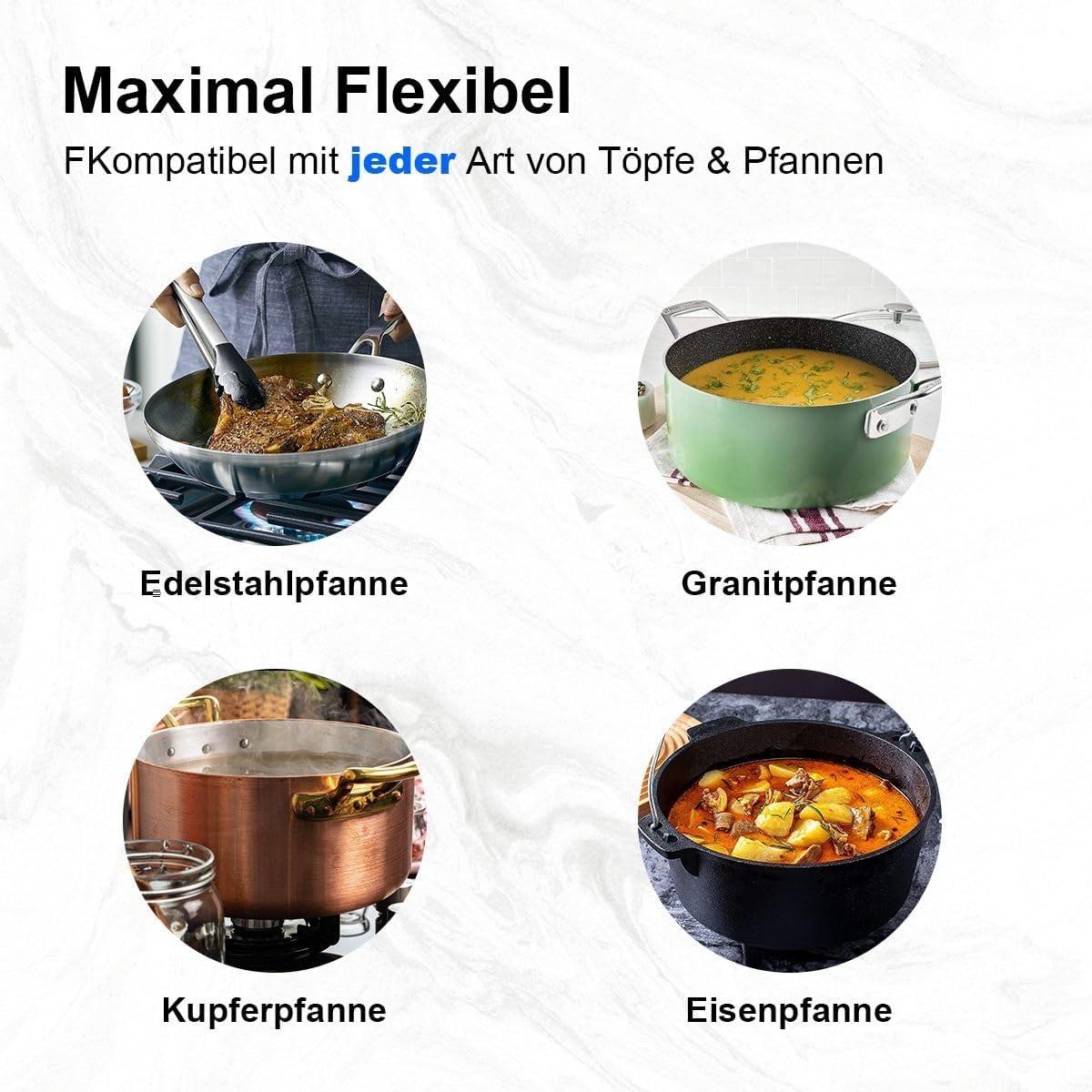 SNDOAS 58cm Gaskookplaat Zwart - 4 Branders - 59% Korting!