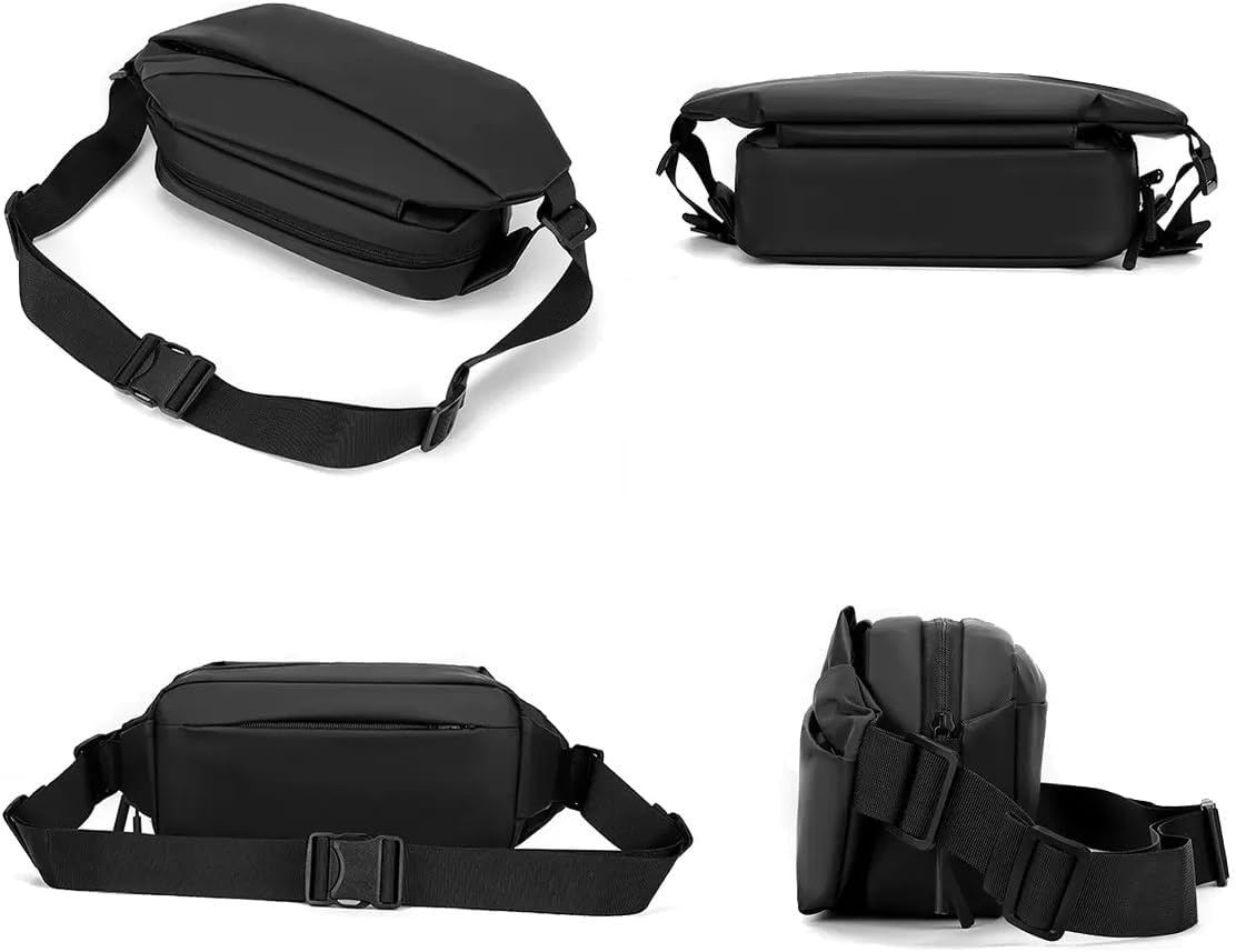 Heren Sling Bag: Waterafstotende Schoudertas (9% Korting)