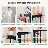 COMOMY Extra Brede Baby-/Hondenpoort 33% Korting