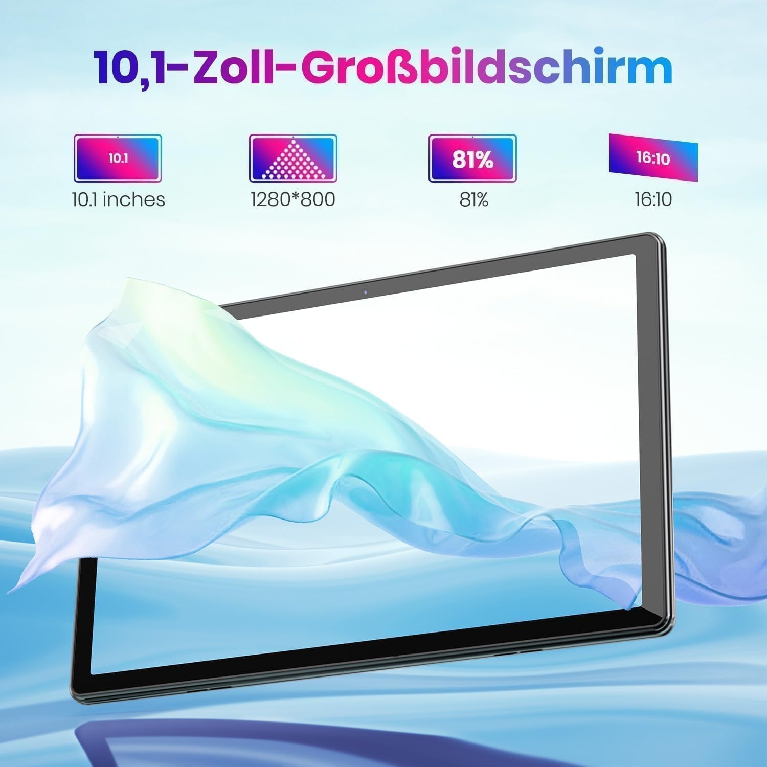 Android Tablet 10" FHD IPS - 64GB + 1TB Uitbr. - 32% Korting!