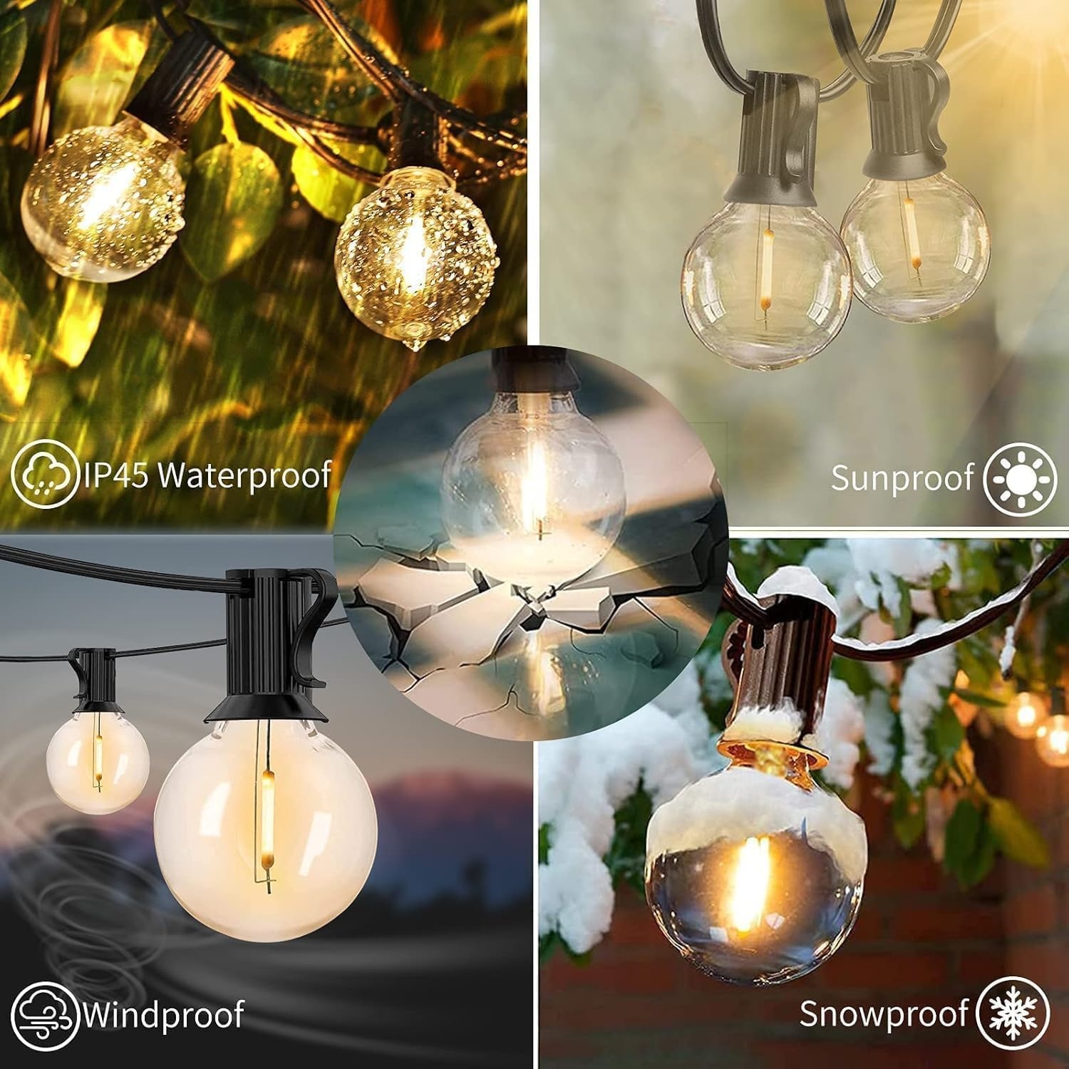 Yuucio 60m LED Tuinslinger Warm Wit - 53% Korting!