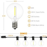 Yuucio 60m LED Tuinslinger Warm Wit - 53% Korting!