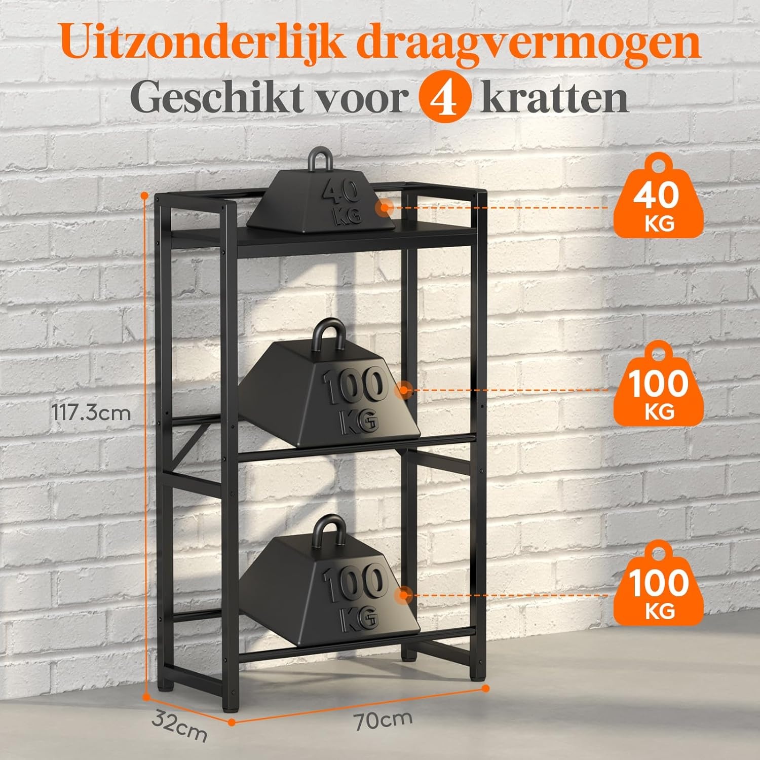 Lifewit Drankenkast Zwart 56% Korting!