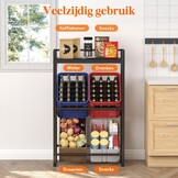 Lifewit Drankenkast Zwart 56% Korting!