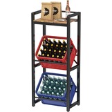 Lifewit Drankenkast Zwart 56% Korting!