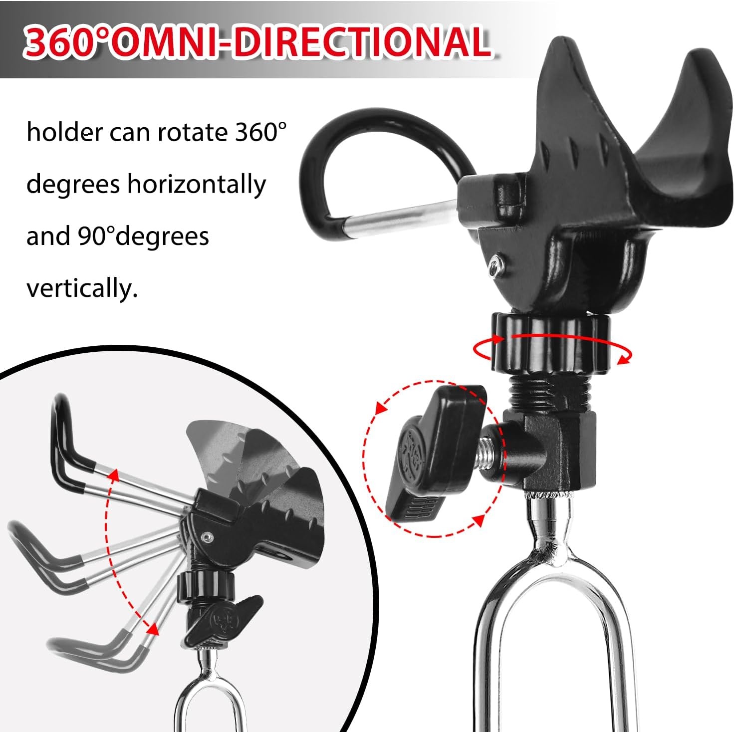 Shackcom Hengelhouder Set RVS - 19% Korting