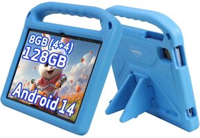 Kinder Tablet 10" Android 14, 8GB RAM, 128GB Opslag - 52% Korting