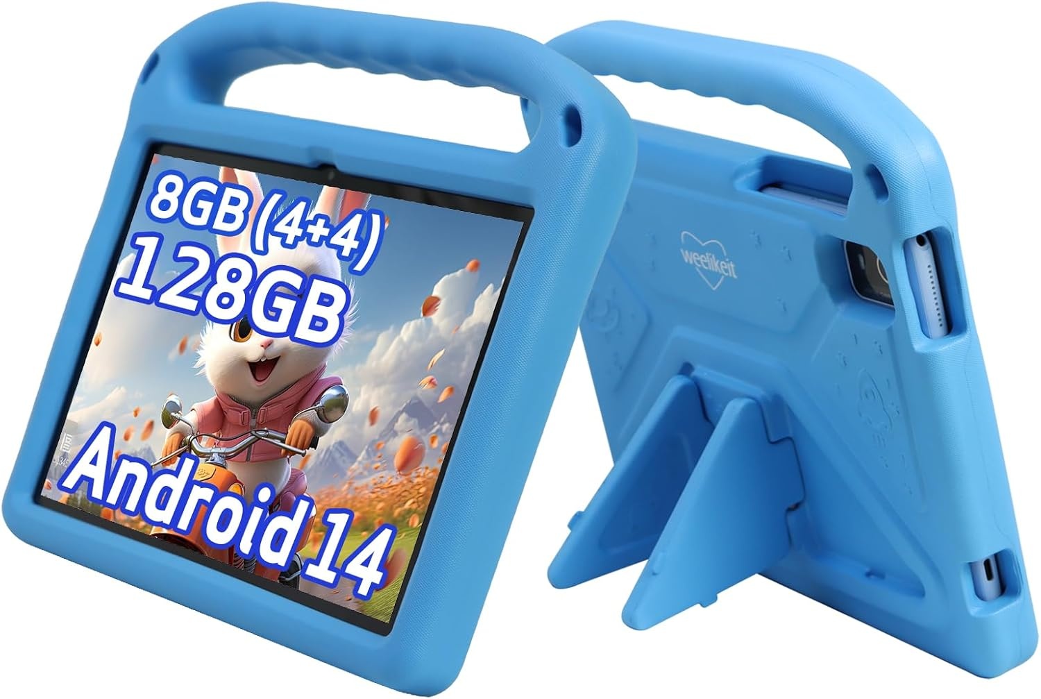 Kinder Tablet 10" Android 14, 8GB RAM, 128GB Opslag - 52% Korting