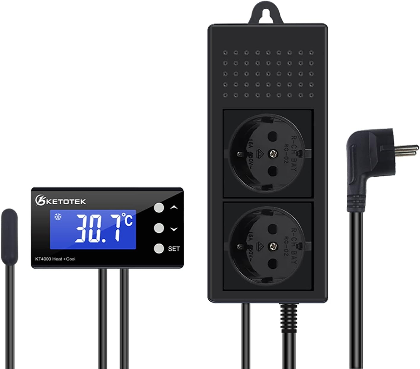 KETOTEK Reptiel Terrarium Thermostaat - 32% Korting