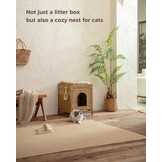 Handgeweven Rotan Kattenhuis met Korting - 27%