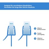 Doucheafdichting 2x80cm (17% Korting) voor 4-6mm Glas