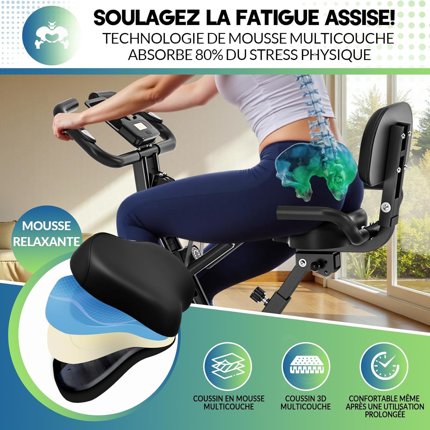 SLUNSE 5-in-1 Hometrainer met 16 Weerstanden - 29% Korting!