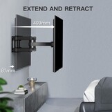 PERLESMITH TV Muurbeugel Draaibaar 26-70" - 25% Korting