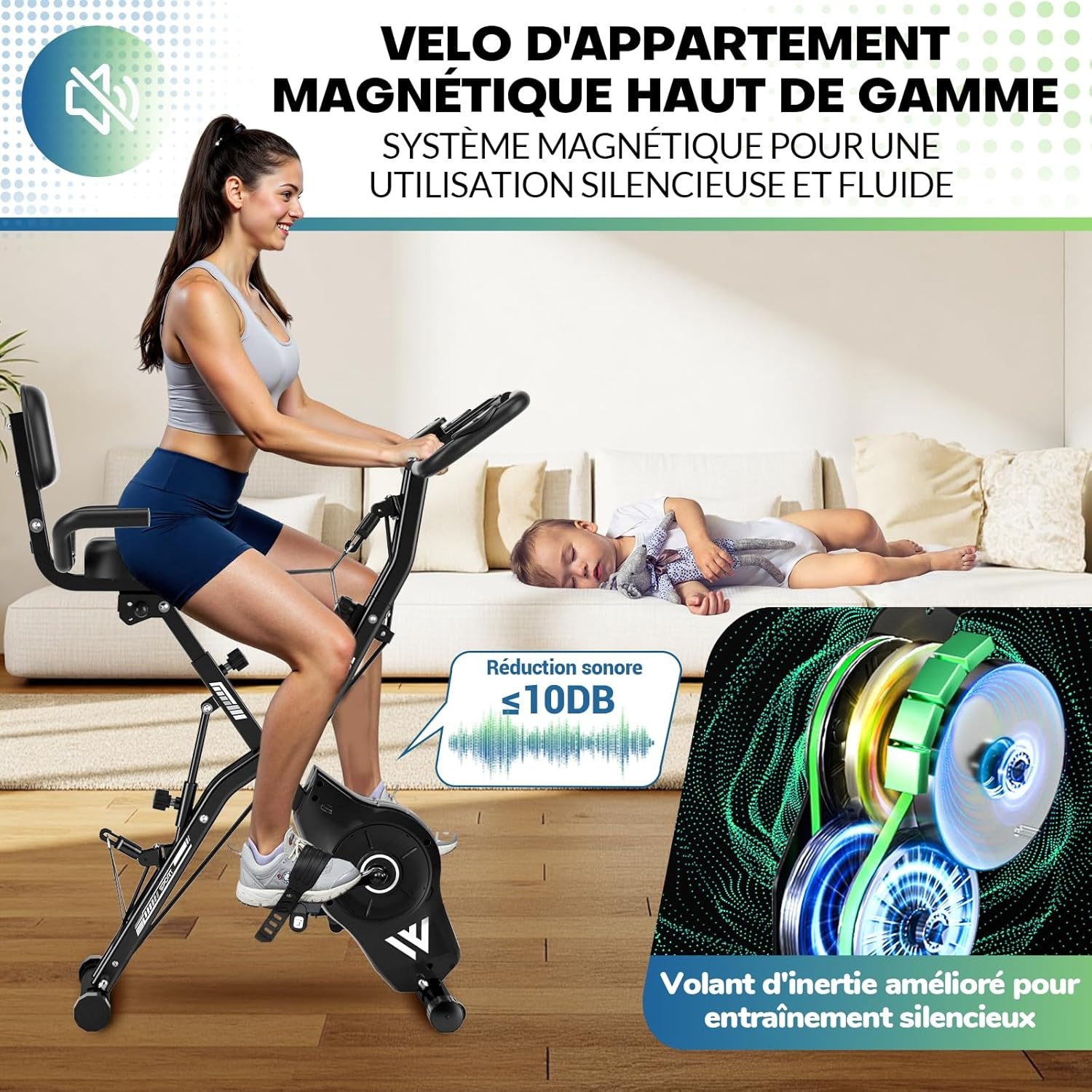 SLUNSE 5-in-1 Hometrainer met 16 Weerstanden - 29% Korting!
