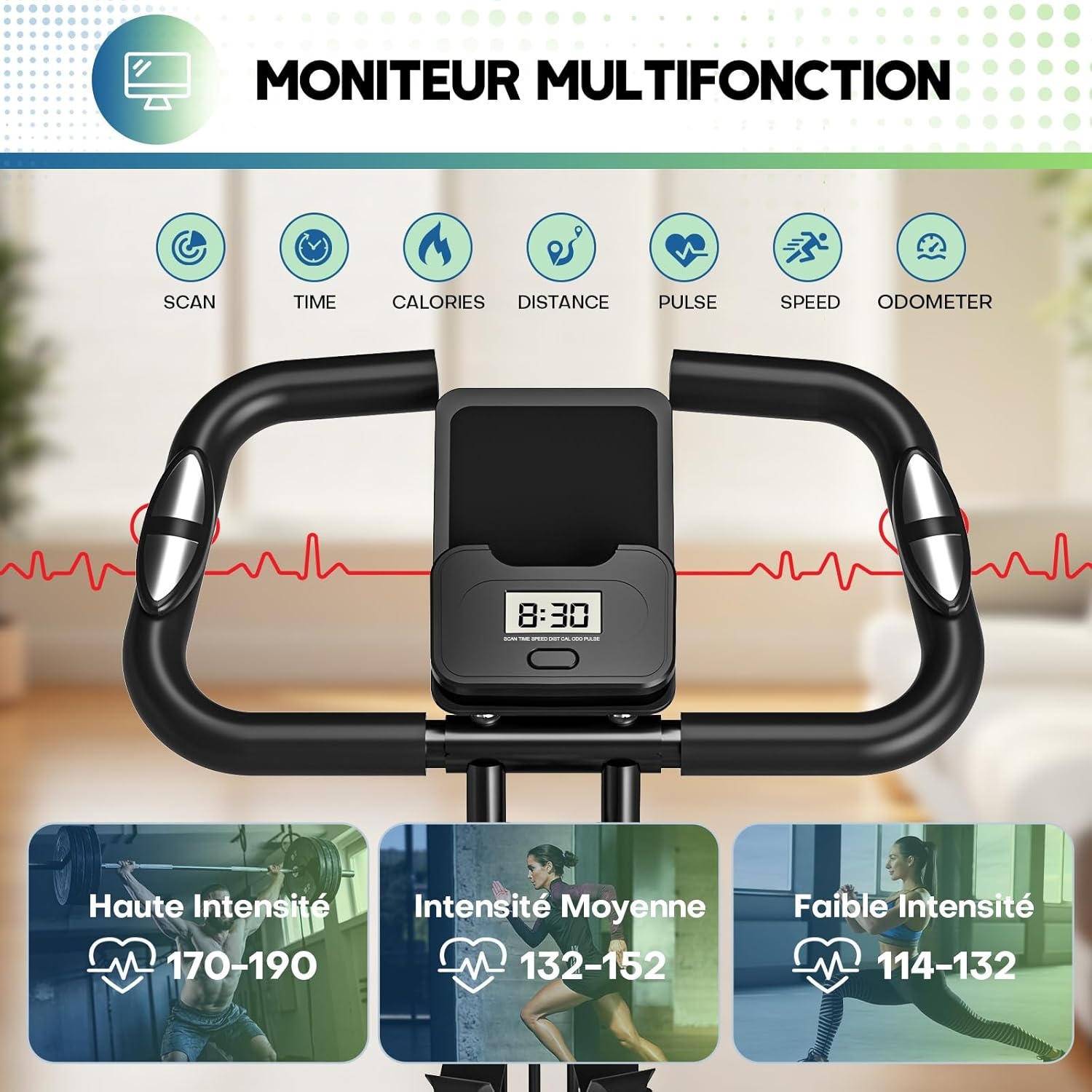 SLUNSE 5-in-1 Hometrainer met 16 Weerstanden - 29% Korting!