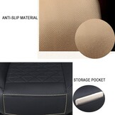 2x Luxe PU Leder Stoelhoezen - Waterdicht & Universeel - 32% Korting