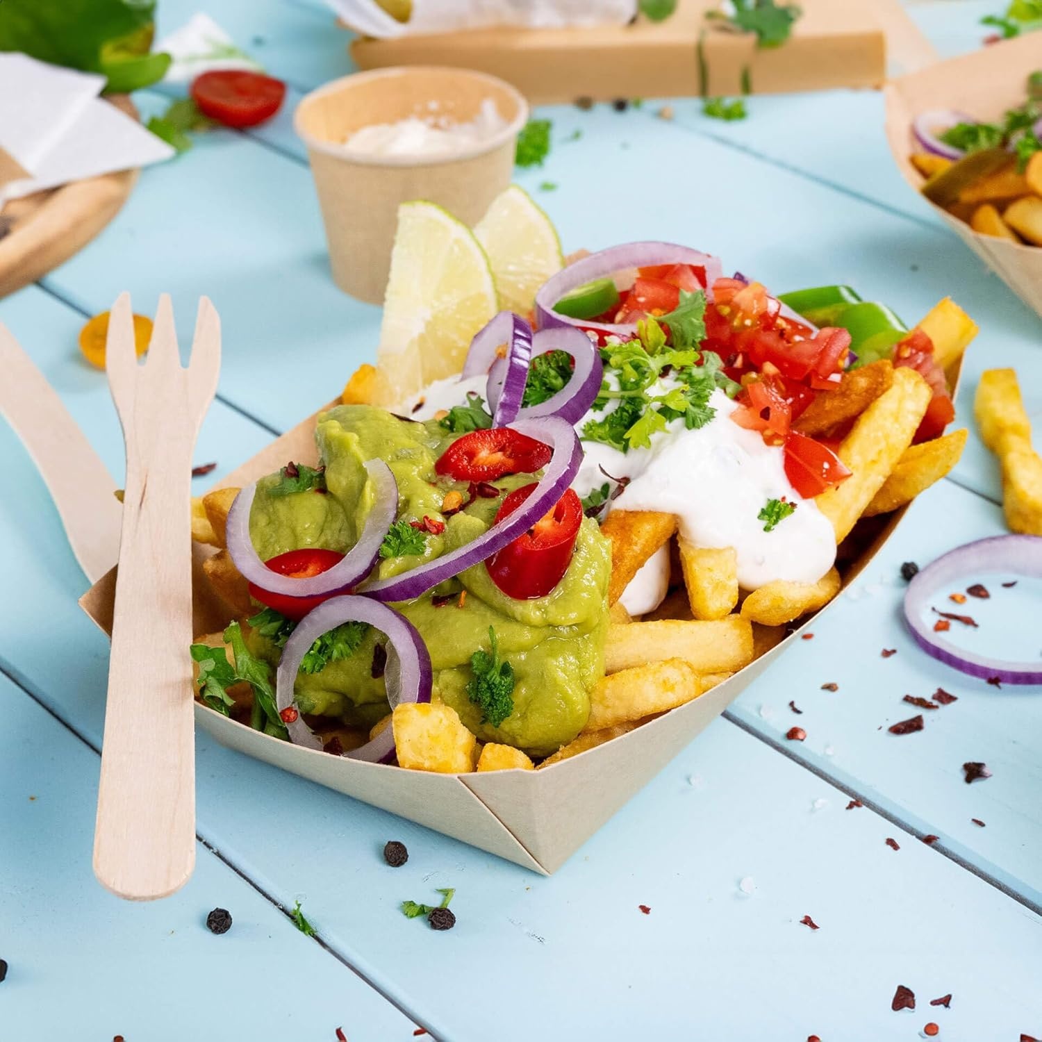 BIOZOYG Kartonnen Frietschalen 500ml - 28% Korting!