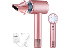 Draadloze Ionische Haardroger Roze - 33% Korting!