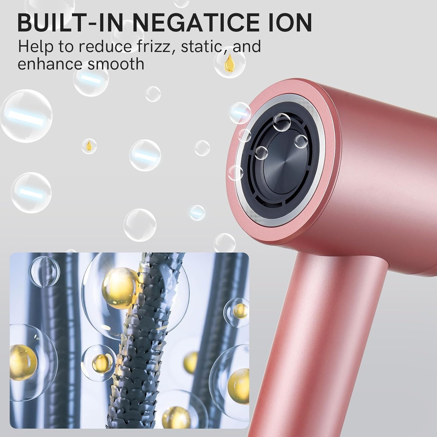 Draadloze Ionische Haardroger Roze - 33% Korting!