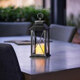 Flower Power Lantaarn met LED Kaars - 45% Korting