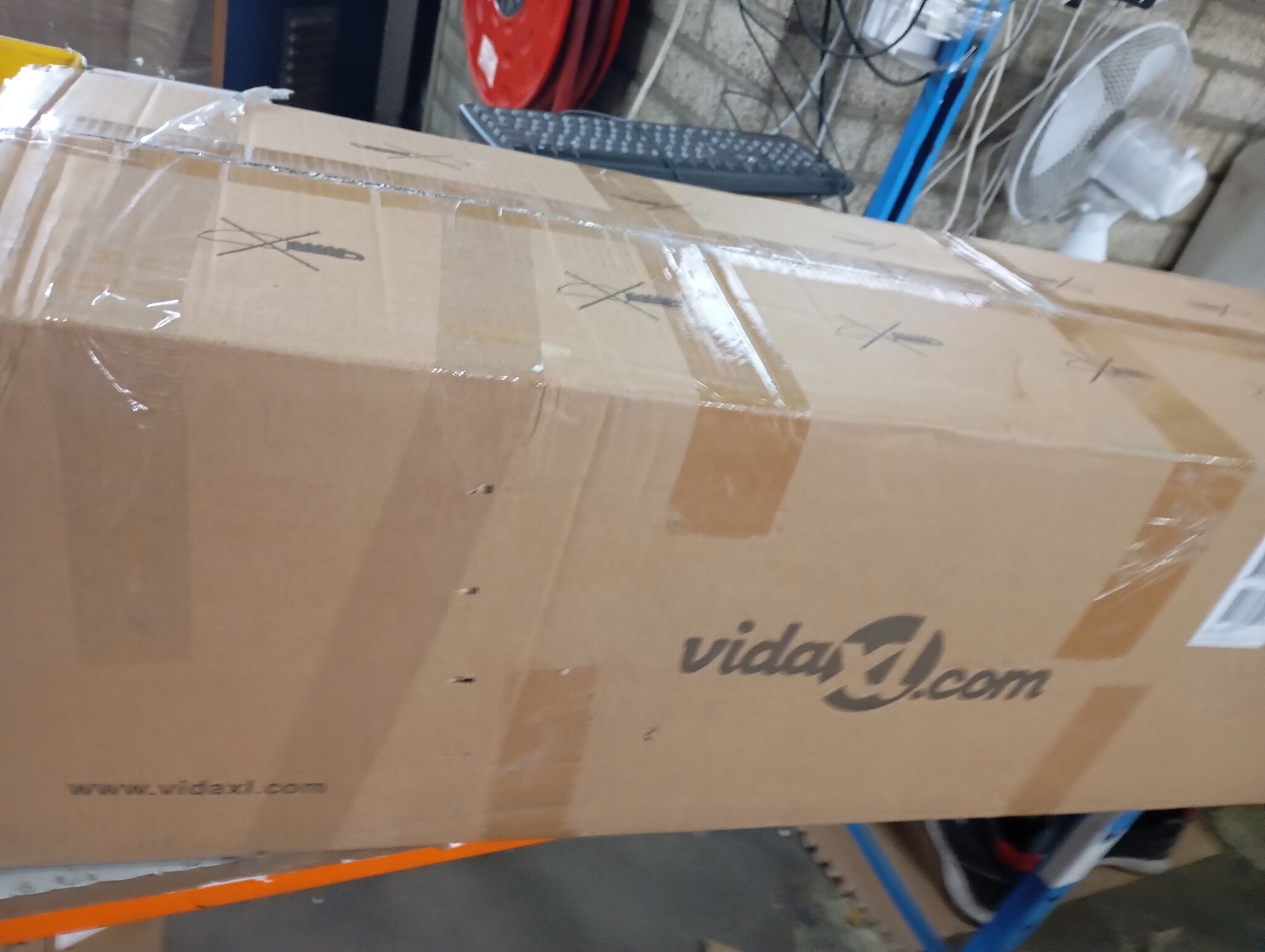 vidaXL Moderne Kunststof Scharnierende Kerstboom Sneeuw Bedekt Wit