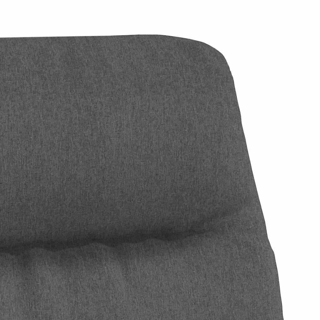 vidaXL Relaxstoel stof donkergrijs - 66% Korting
