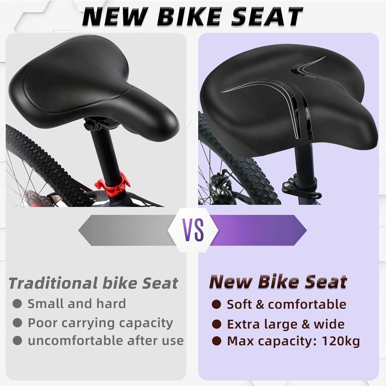 XL Fietszadel met 58% Korting | Comfortabel & Ergonomisch