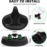 XL Fietszadel met 58% Korting | Comfortabel & Ergonomisch