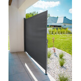 Uitschuifbaar Windscherm - Grijs - 350x180 cm - 39% Korting