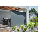 Uitschuifbaar Windscherm - Grijs - 350x180 cm - 39% Korting