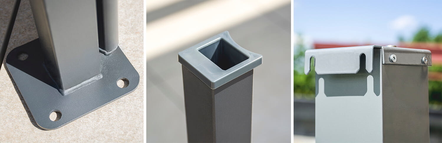 Uitschuifbaar Windscherm - Grijs - 350x180 cm - 39% Korting