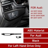 3 stuks auto ABS koolstofvezel dashboard paneel cover trim compatibel met A4 (2017 - 2024) / A5 (2017-2023) S4 S5 (2018-2024)/B9 (2017-2019) interieuraccessoires