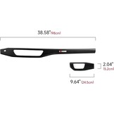 3 stuks auto ABS koolstofvezel dashboard paneel cover trim compatibel met A4 (2017 - 2024) / A5 (2017-2023) S4 S5 (2018-2024)/B9 (2017-2019) interieuraccessoires