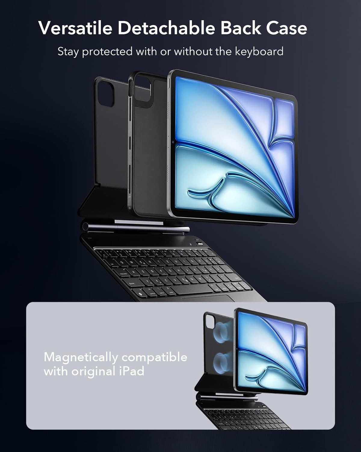 ESR Toetsenbordhoes iPad Air 11" (M2) & Pro 11" - 33% Korting