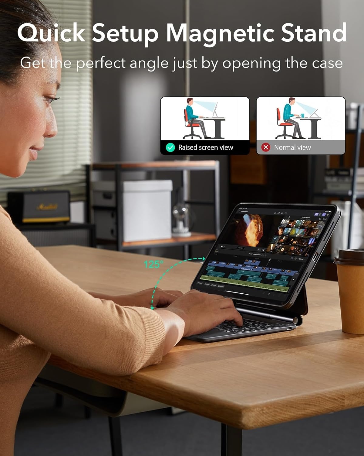 ESR Toetsenbordhoes iPad Air 11" (M2) & Pro 11" - 33% Korting