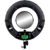 18 "LED dimbare verlichting studio video ring licht kit:afstandsbediening,telefoon app bediening,batterij,RGB + W kleuren lamp,statief,voor DSLR,iPhone & Android smartphones