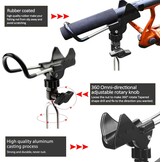 Shackcom RVS Hengelhouder Set - Verstelbaar voor Hengelsport