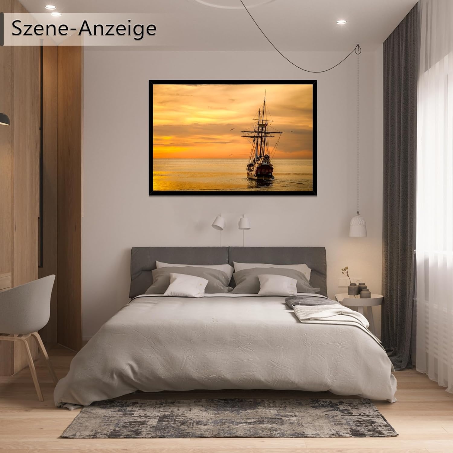 Fotolijst 40 x 60 cm, set van 3, zwarte fotolijst, 60 x 40 cm, frame 40 x 60 cm, ideaal voor foto's, afbeeldingen en posters.