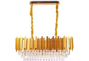 FRIXCHUR Kristallen Kroonluchter Goud 33% Korting