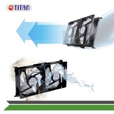 TITAN TTC SC22 Koelkastventilator, nu met geïntegreerde gelijkrichter (120mm(V2+))