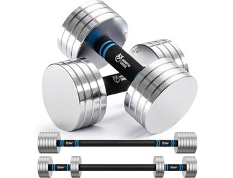 Northdeer Verstelbare Halterset Staal 10 kg