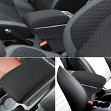 Armsteun Ford Fiesta MK7 (2009-2017) met 7 USB - Zwart (26% korting!)