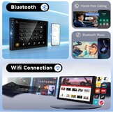 Podofo Carplay Autoradio voor Fiat Panda 2003-2012, 9” Touchscreen Autoradio 2G+64G met Wireless Carplay Android Auto, Bluetooth/GPS/WiFi/FM/SWC/HiFi/USB+Roercamera