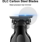 KEMEI Professionele Haar- en Baardtrimmer Set met Scheerapparaat, Draadloos, T-Blade, USB Oplaadbaar