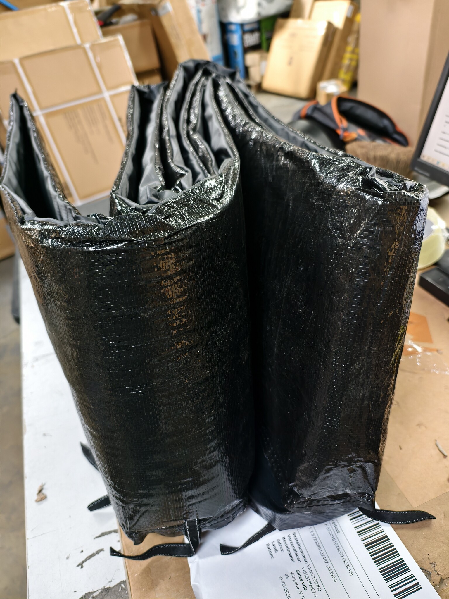 Trampoline rand afdekking - Zwart - 305 cm