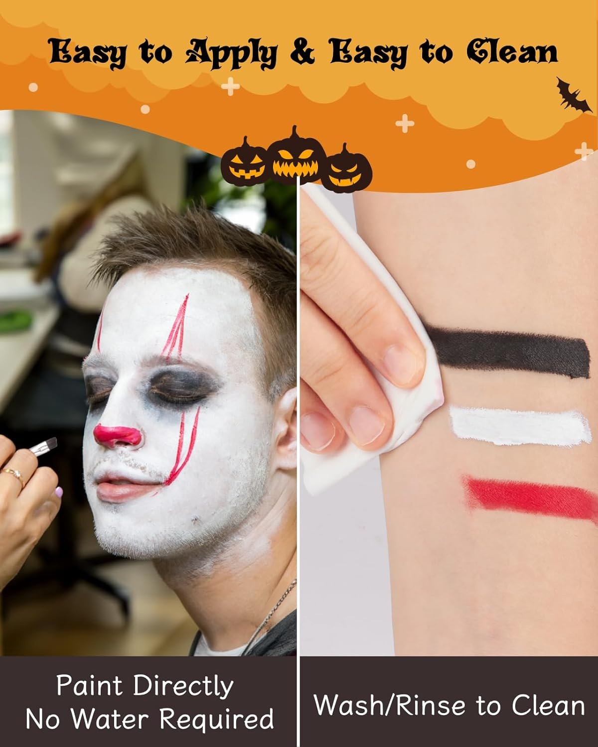 Lictin Face & Body Paint Kit 3 Kleuren - 12% Korting!