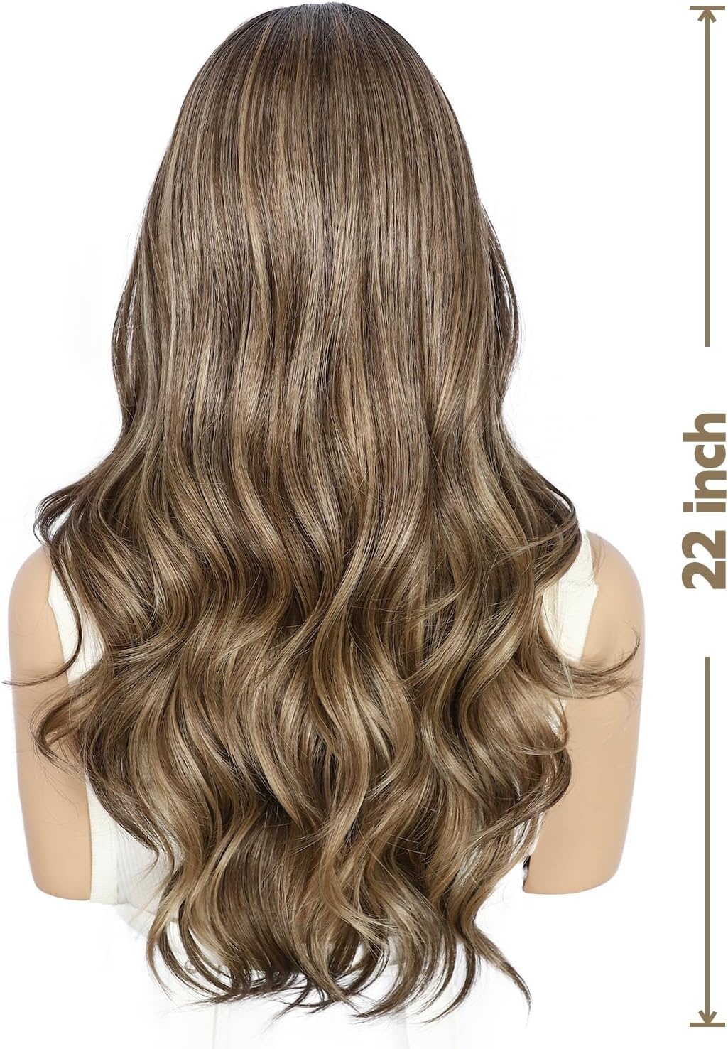 Sapphirewigs Bruine Golvende Kantpruik - 32% Korting!