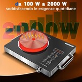 Karinear Keramische Kookplaat: Draagbaar, 2000W, 32% Korting