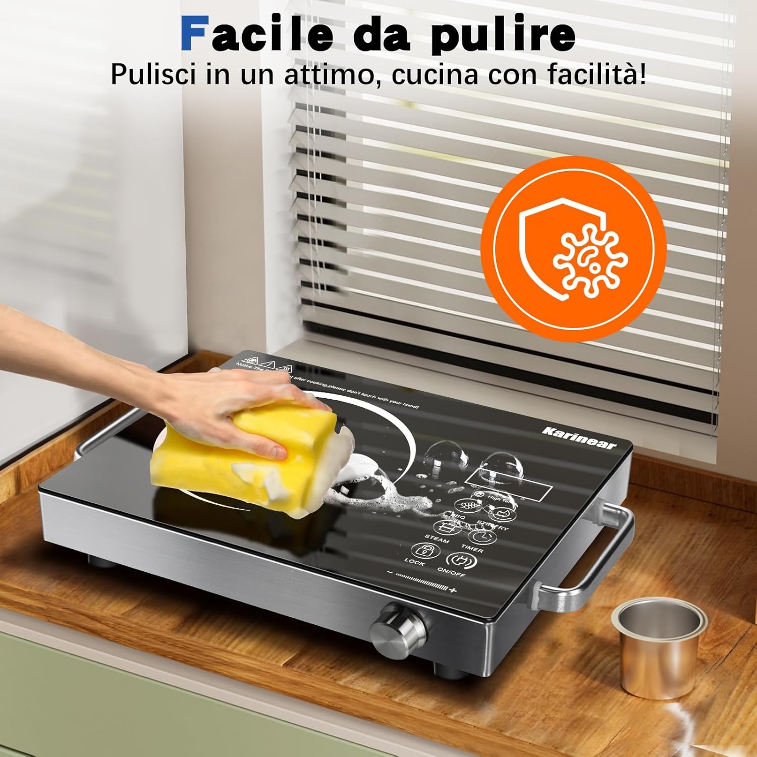 Karinear Keramische Kookplaat: Draagbaar, 2000W, 32% Korting